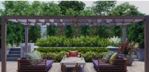 local timber pergola